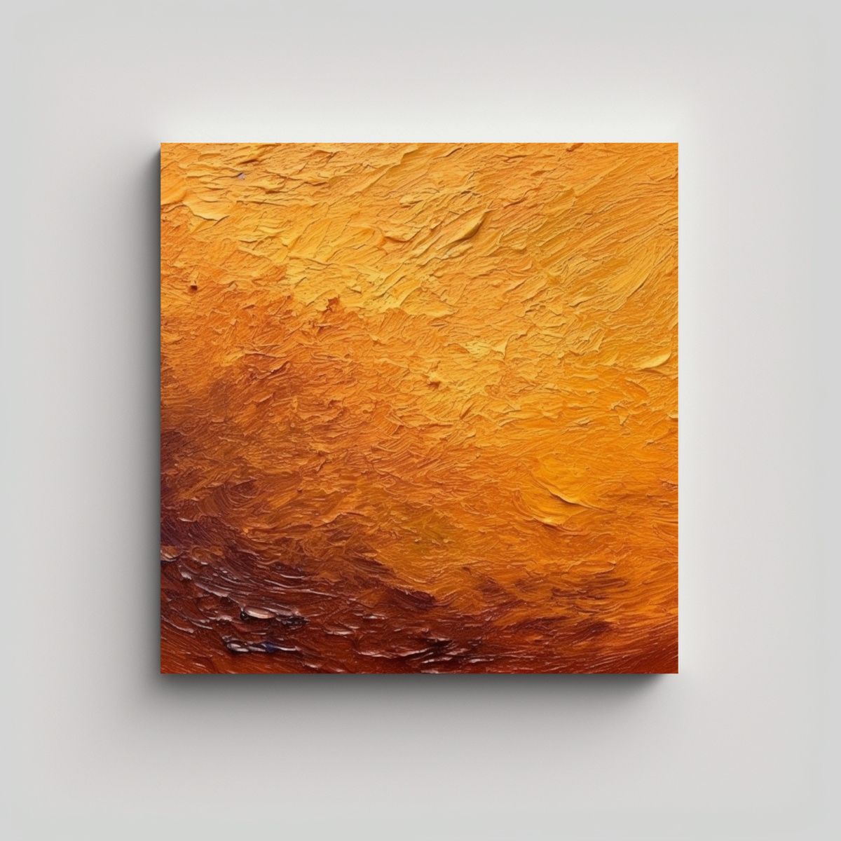 GENERICO - Cuadro Arte Pared Estilo Van Gogh En Fondo 80x80 Cm