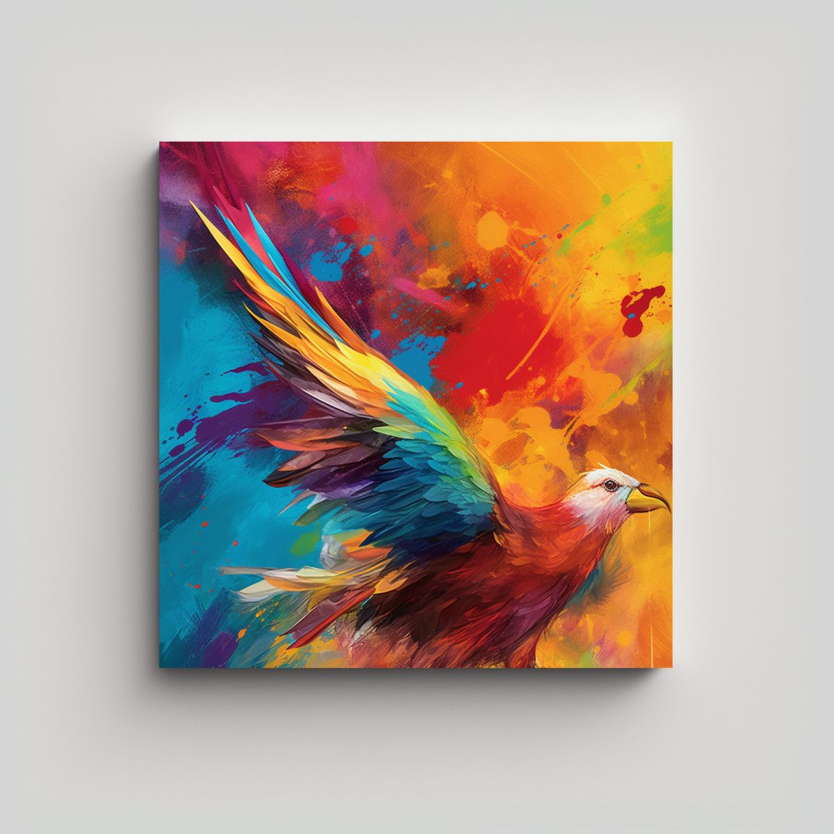 GENERICO - Cuadro En Bastidor Movimiento Único Para 80x80 Cm