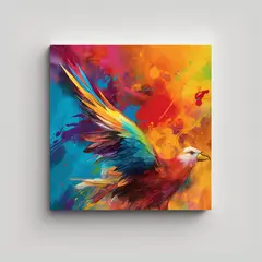 GENERICO - Cuadro En Bastidor Movimiento Único Para 80x80 Cm