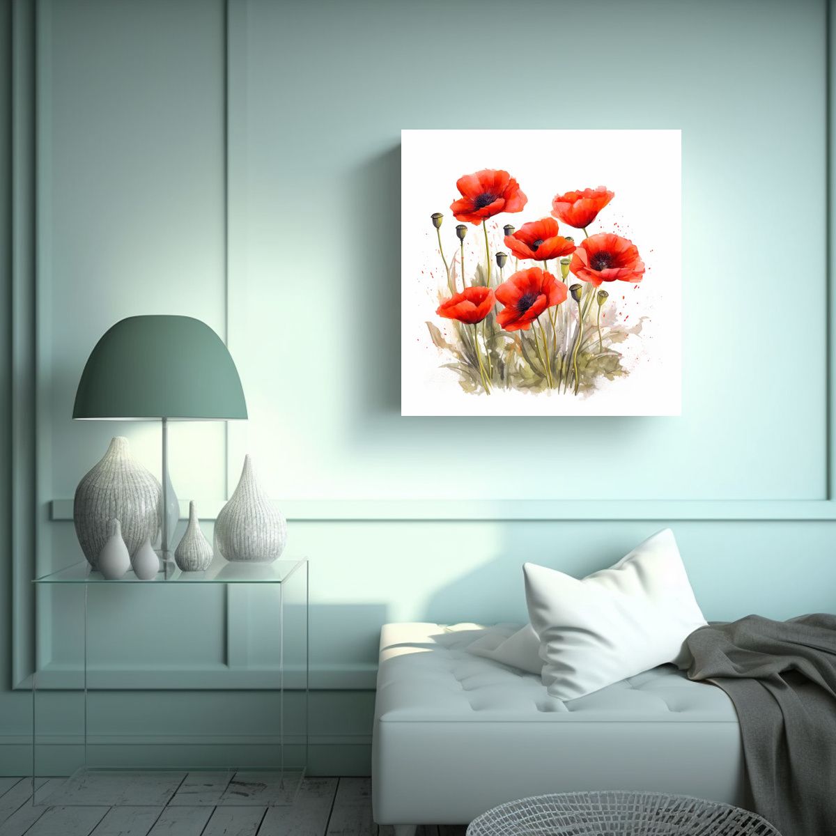 GENERICO - Cuadro Abstracción De Interiores Sarkar - 70x70 Cm