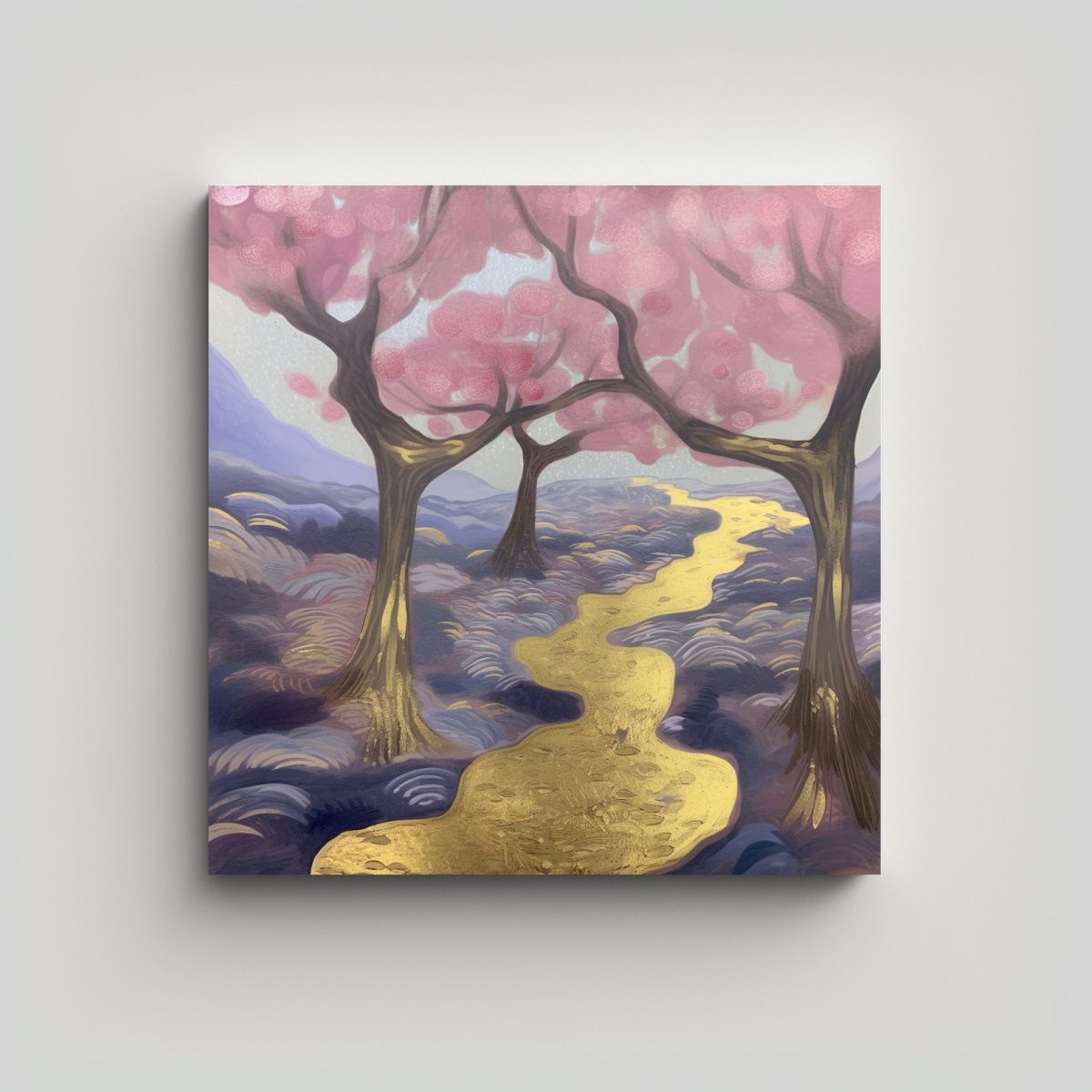 GENERICO - Pinturas Decorativas Arte Concepto Mural Para 90x90 Cm.