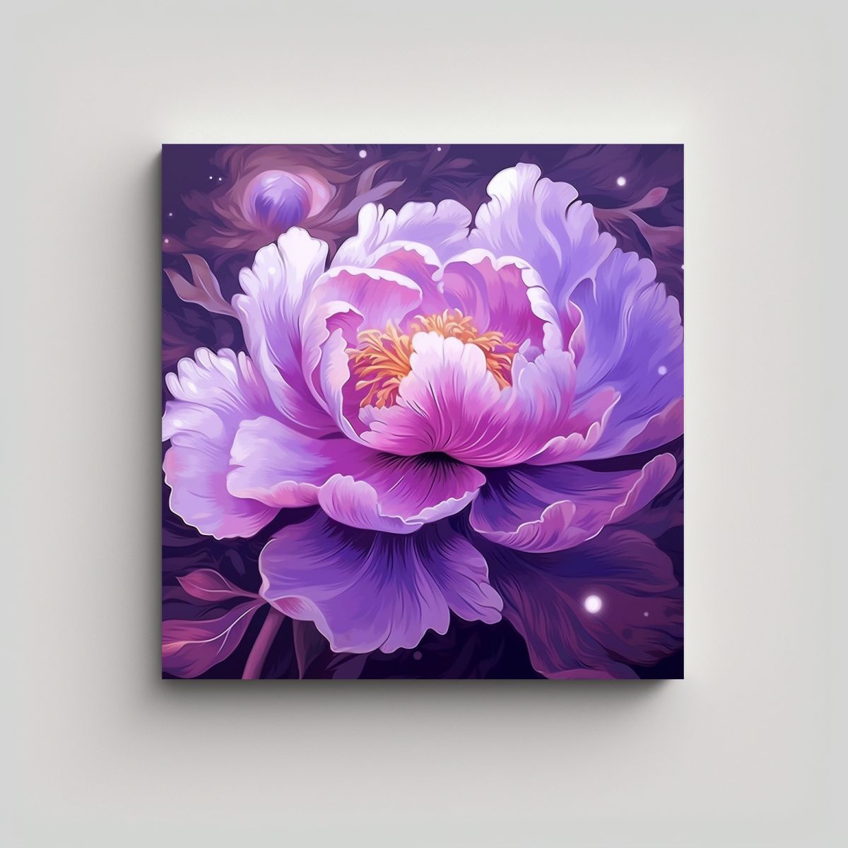 GENERICO - Composición De Figuras Tu Kit Paint-by-Num En 70x70 Cm