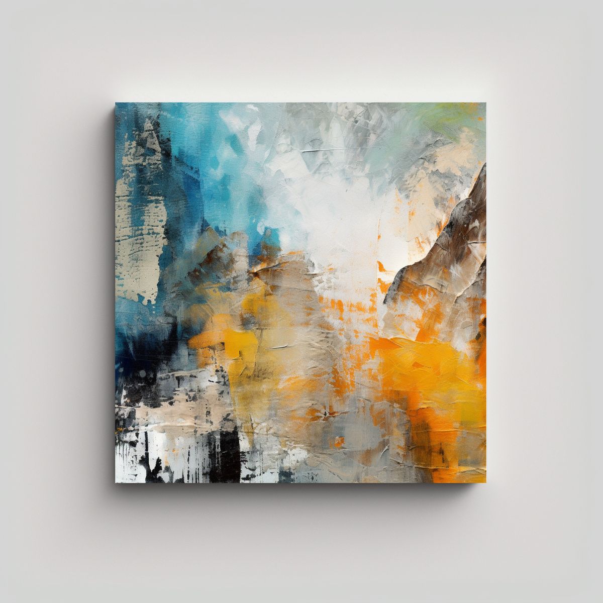 GENERICO - Pintura Fotográfica Y Decorativa En Composición 90x90 Cm