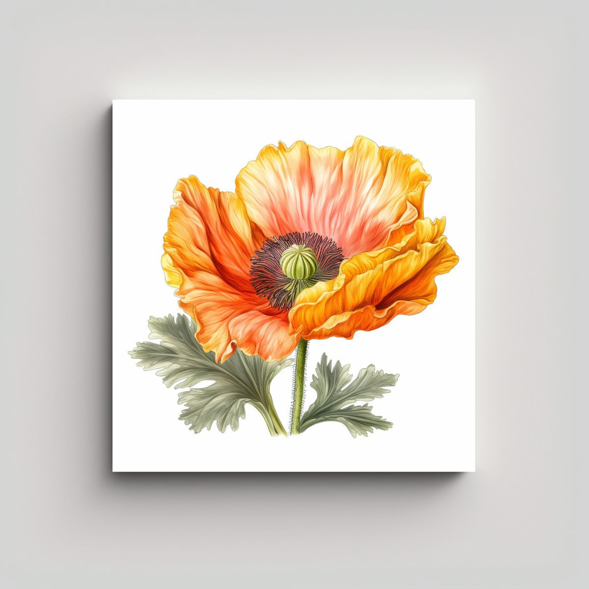 GENERICO - Textura Decorativa Canva Clipart De Flor De 70x70 Cm