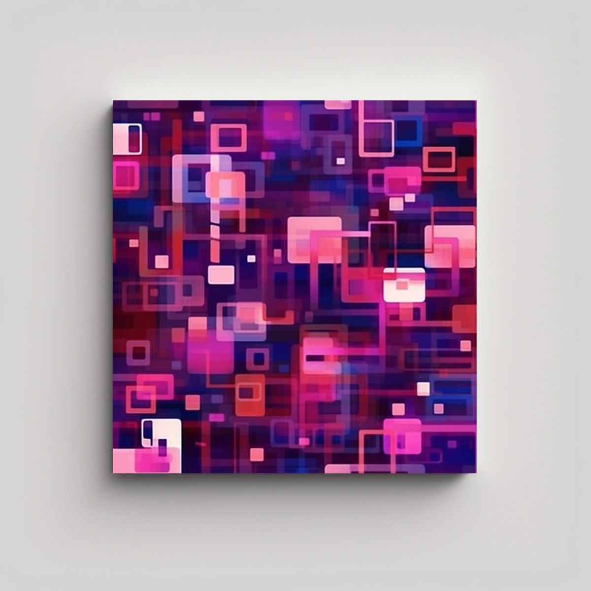 GENERICO - Cuadro Decorativo De La Línea Fina De Visión 80x80 Cm