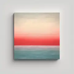 GENERICO - Cuadro Minimalista Cuadro Expresando Simplicidad 80x80 Cm