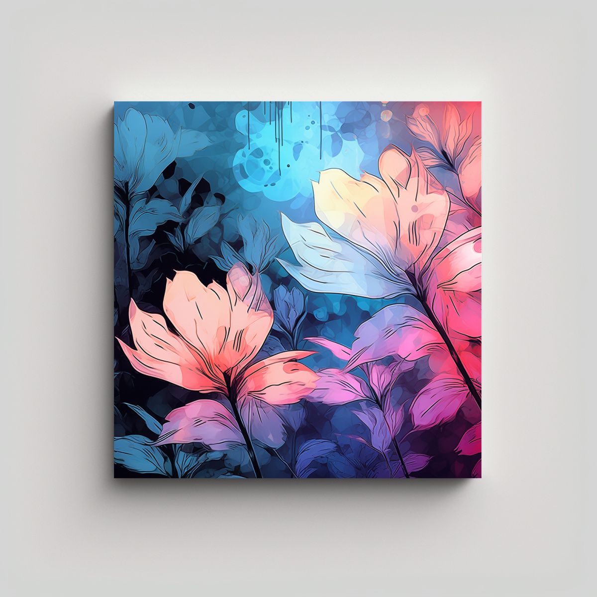 GENERICO - Pinturas Decorativas De Alta Calidad Con Colores 90x90 Cm.