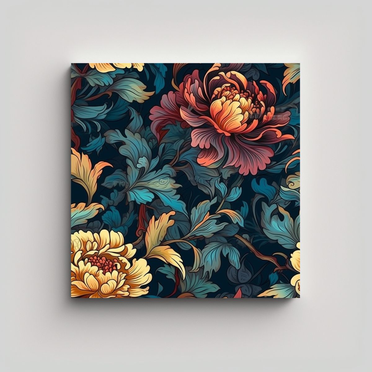 GENERICO - Composición Elegante De Cuadros Decorativos 70x70 Cm