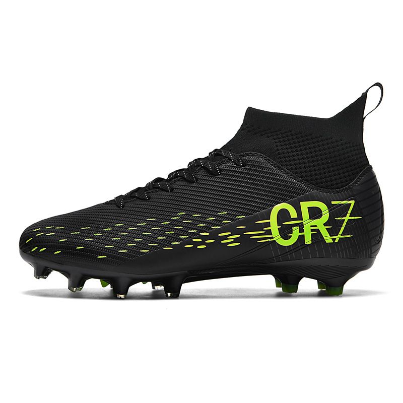DANWEILE - Zapatos de fútbol profesionales deportivos transpirables Negro