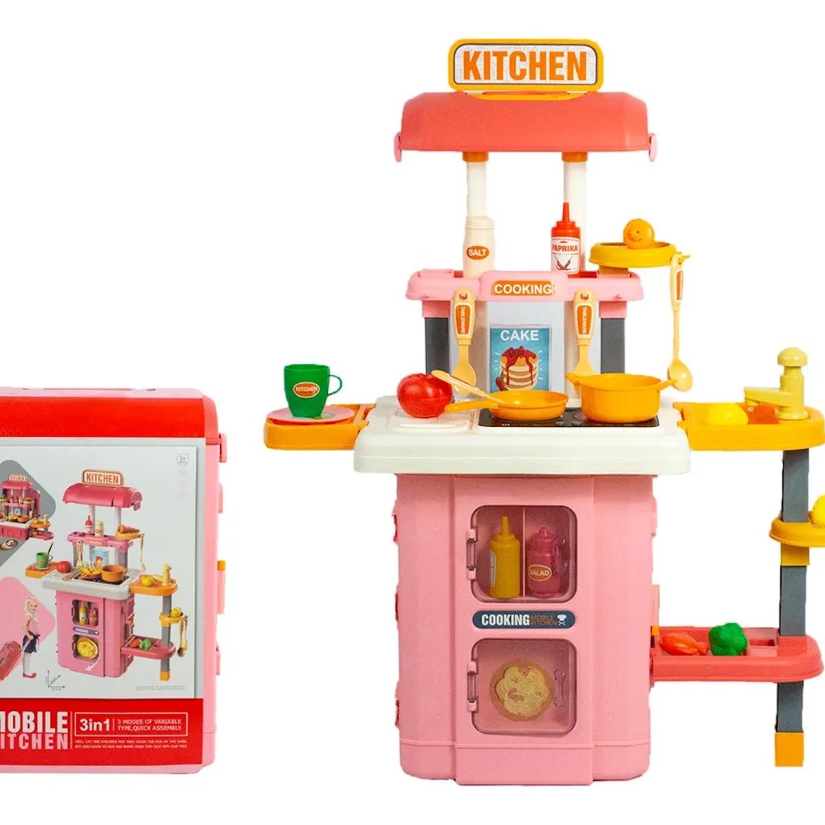 GENERICO - Maletín De Mini Cocina Portátil Juguete Didáctico