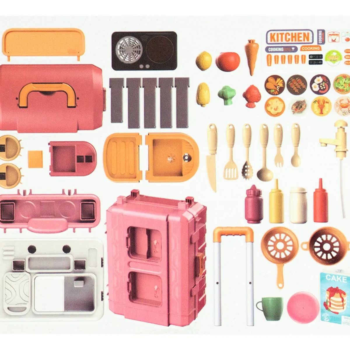 GENERICO - Maletín De Mini Cocina Portátil Juguete Didáctico