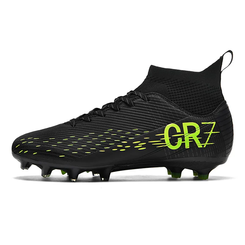 DANWEILE - Zapatos de fútbol profesionales deportivos transpirables Negro