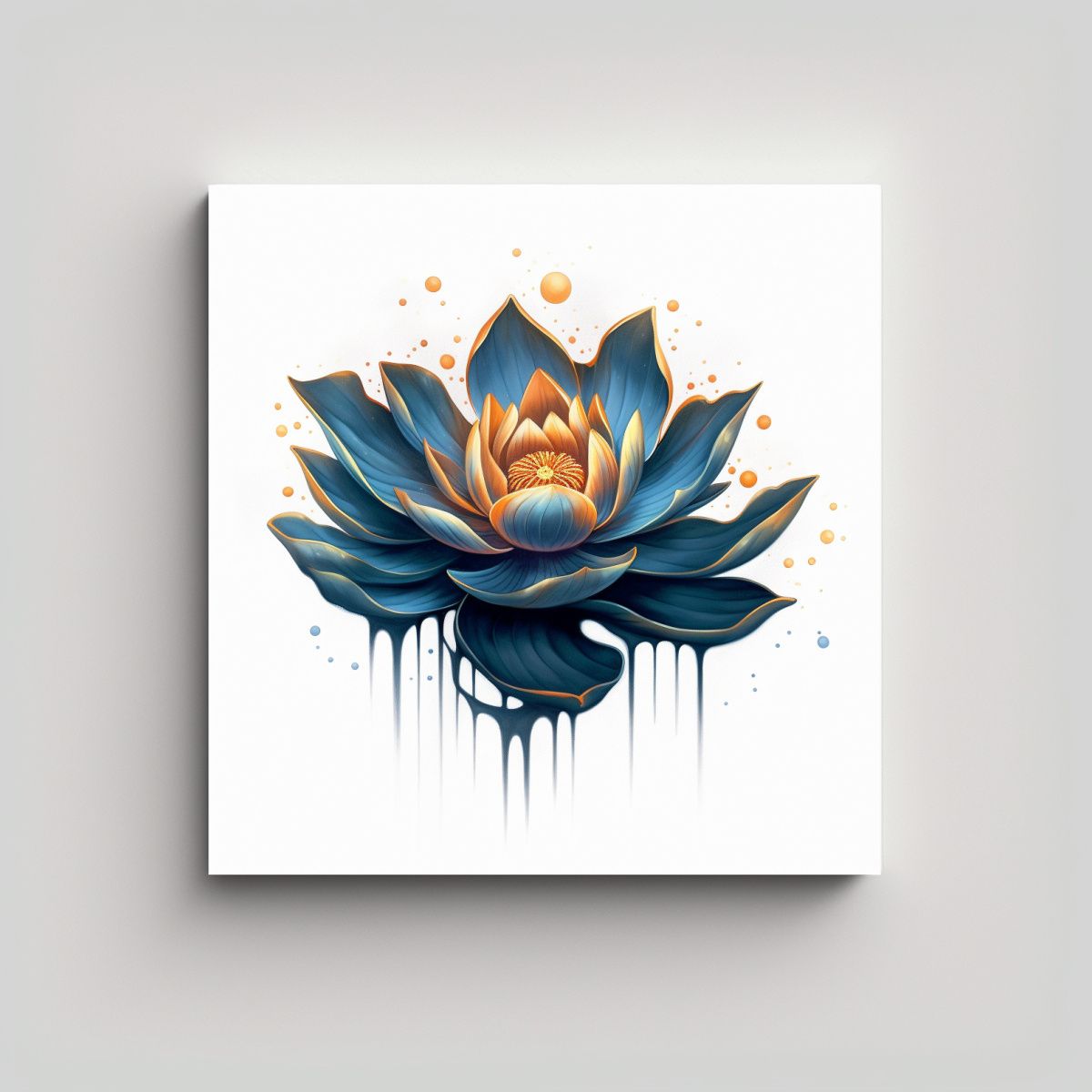 GENERICO - Cuadro Estetico Moderno De Diseño De Tatuaje 80x80 Cm