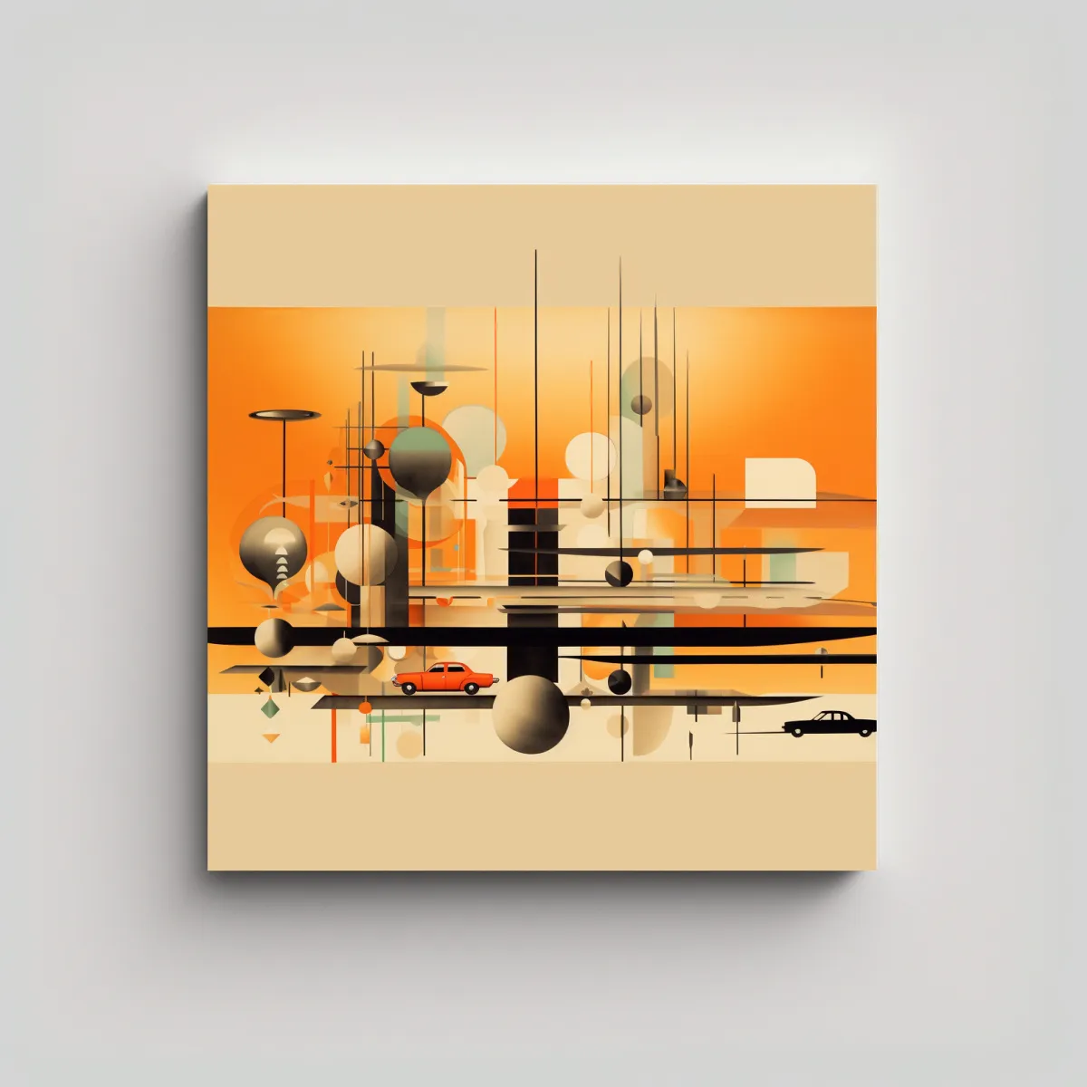 GENERICO - Pinturas Decorativas Para Habitación 80x80 Cm
