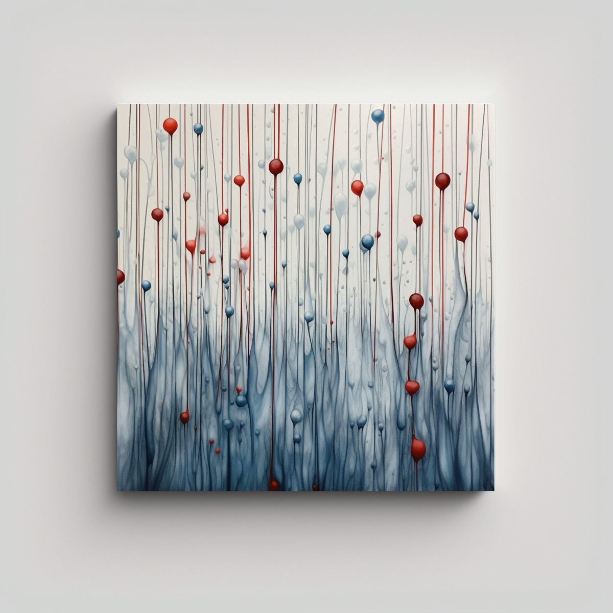 GENERICO - Cuadro Decorativo Movimiento Urbano En Bastidor 90x90 Cm