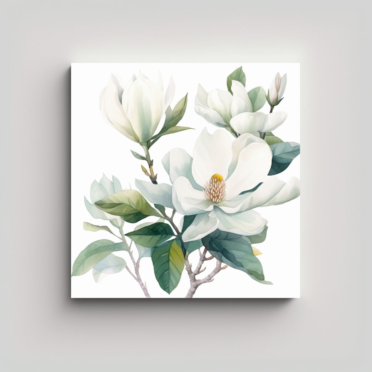 GENERICO - Inspiradora Belleza En Lienzo Cuadros 80x80 Cm.