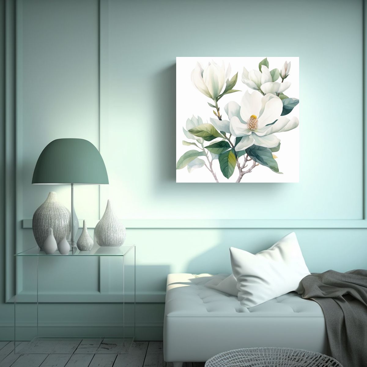 GENERICO - Inspiradora Belleza En Lienzo Cuadros 80x80 Cm.