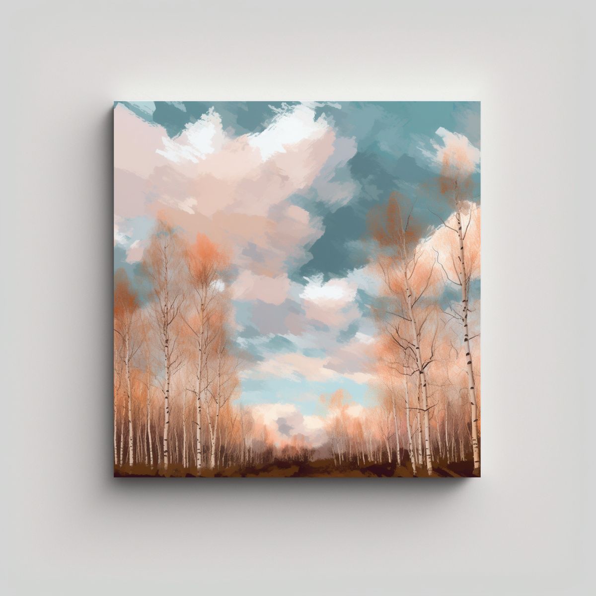 GENERICO - Pinturas Decorativas Estilo Abstracción 90x90 Cm