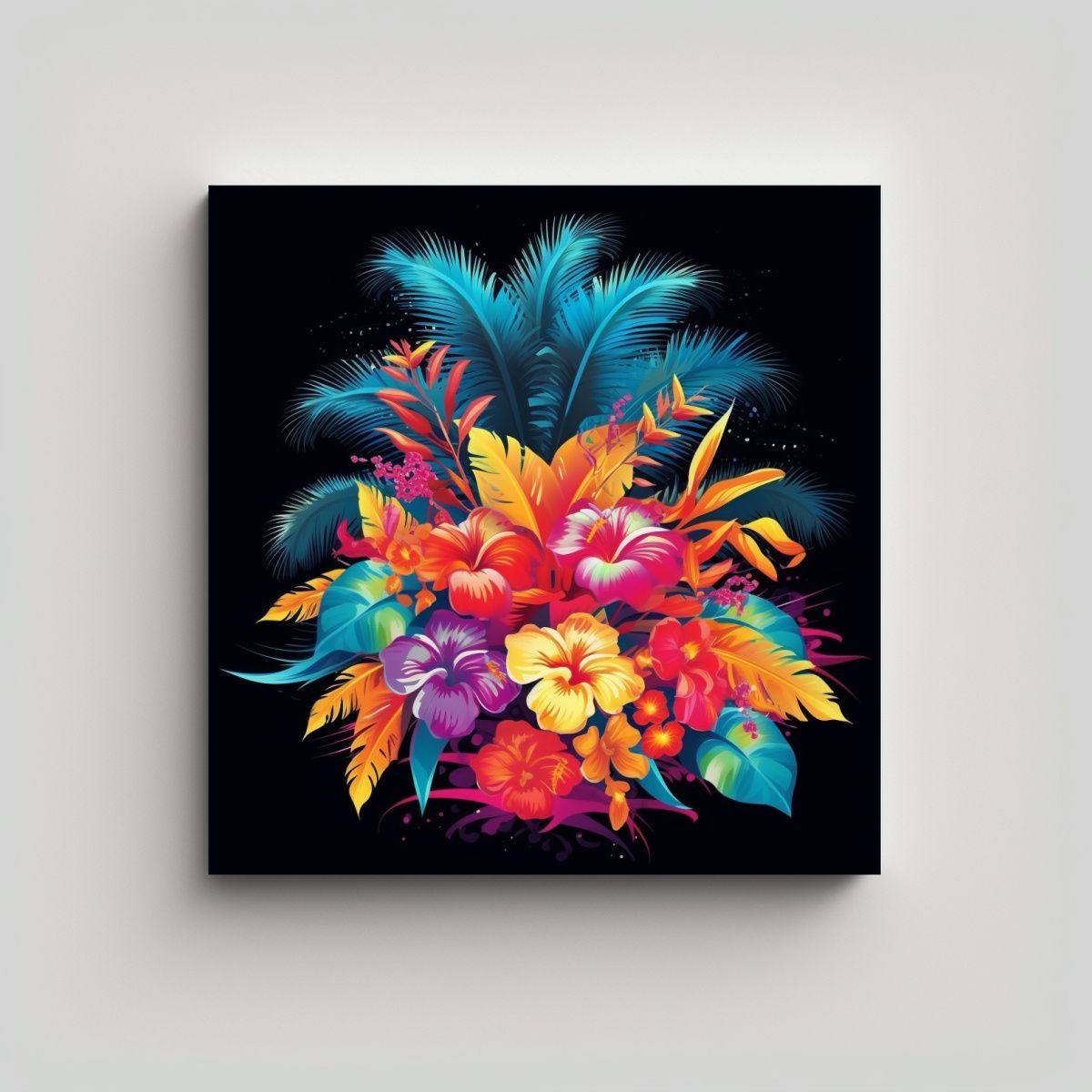 GENERICO - Ilustración Vectorial Acuarela Temática 90x90 Cm.