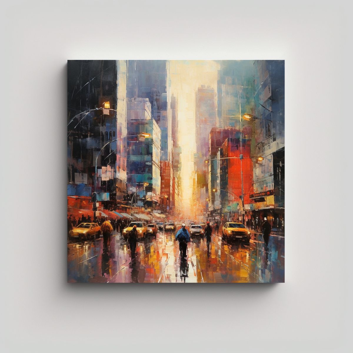 GENERICO - Pinturas Decorativas Urbana Con Sensibilidad 80x80 Cm