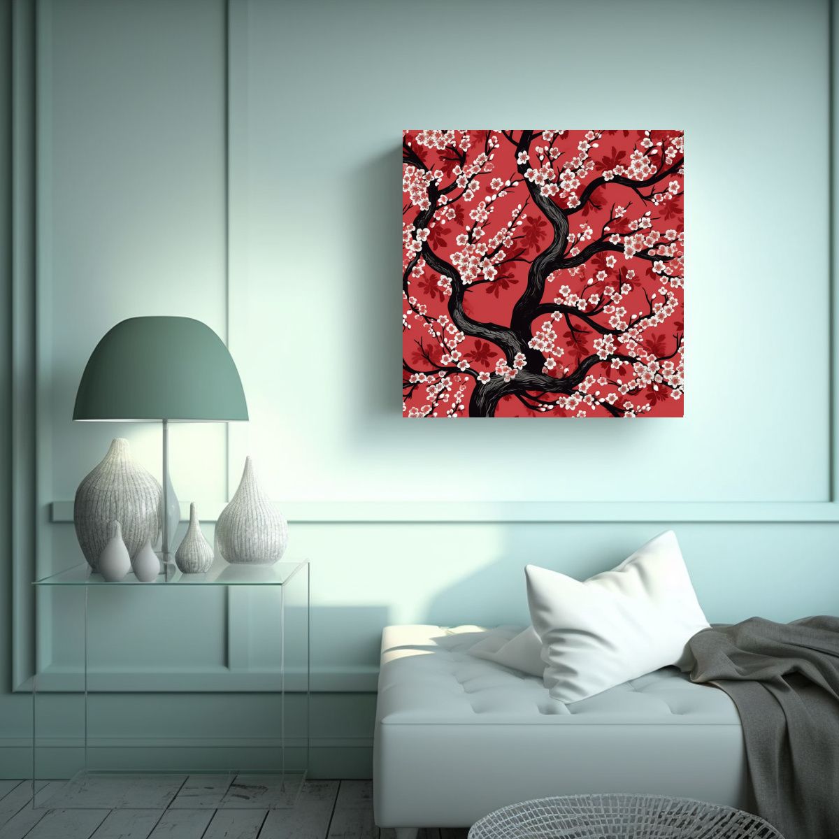 GENERICO - Arte De Pared Moderno Patrón Repetitivo De 80x80 Cm