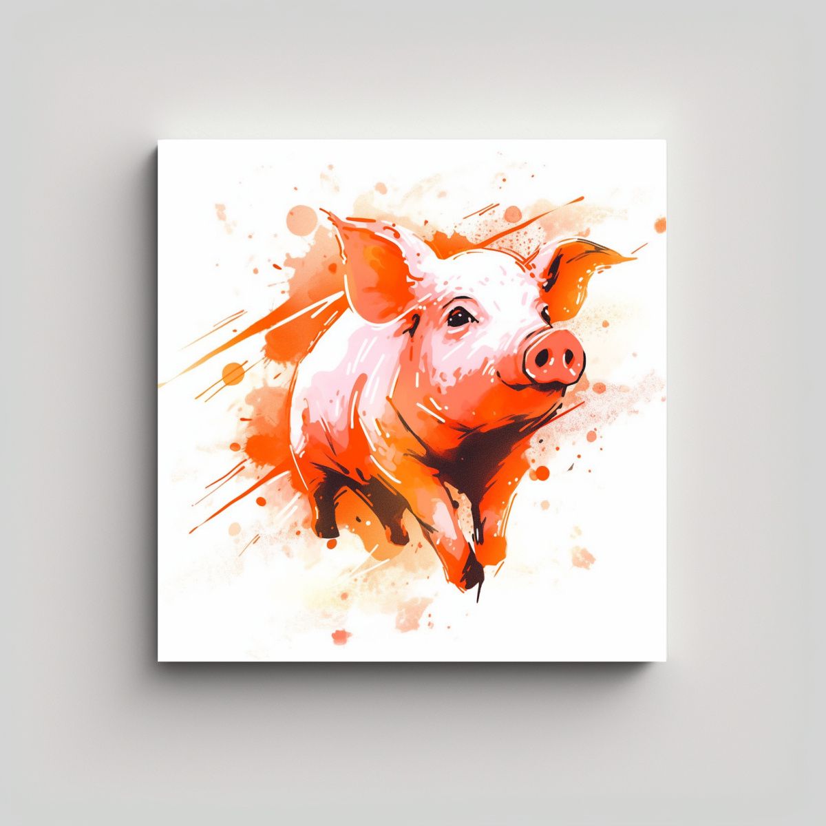 GENERICO - Pintura Decorativa Arte Vanguardia Salón A 80x80 Cm