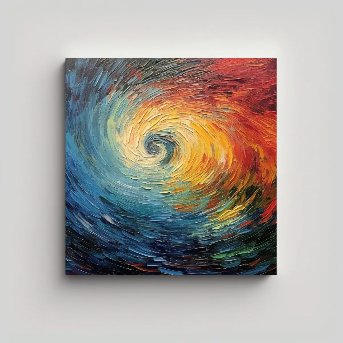 GENERICO - Pinturas Decorativas Intensas Inspiradas En Van 80x80 Cm.