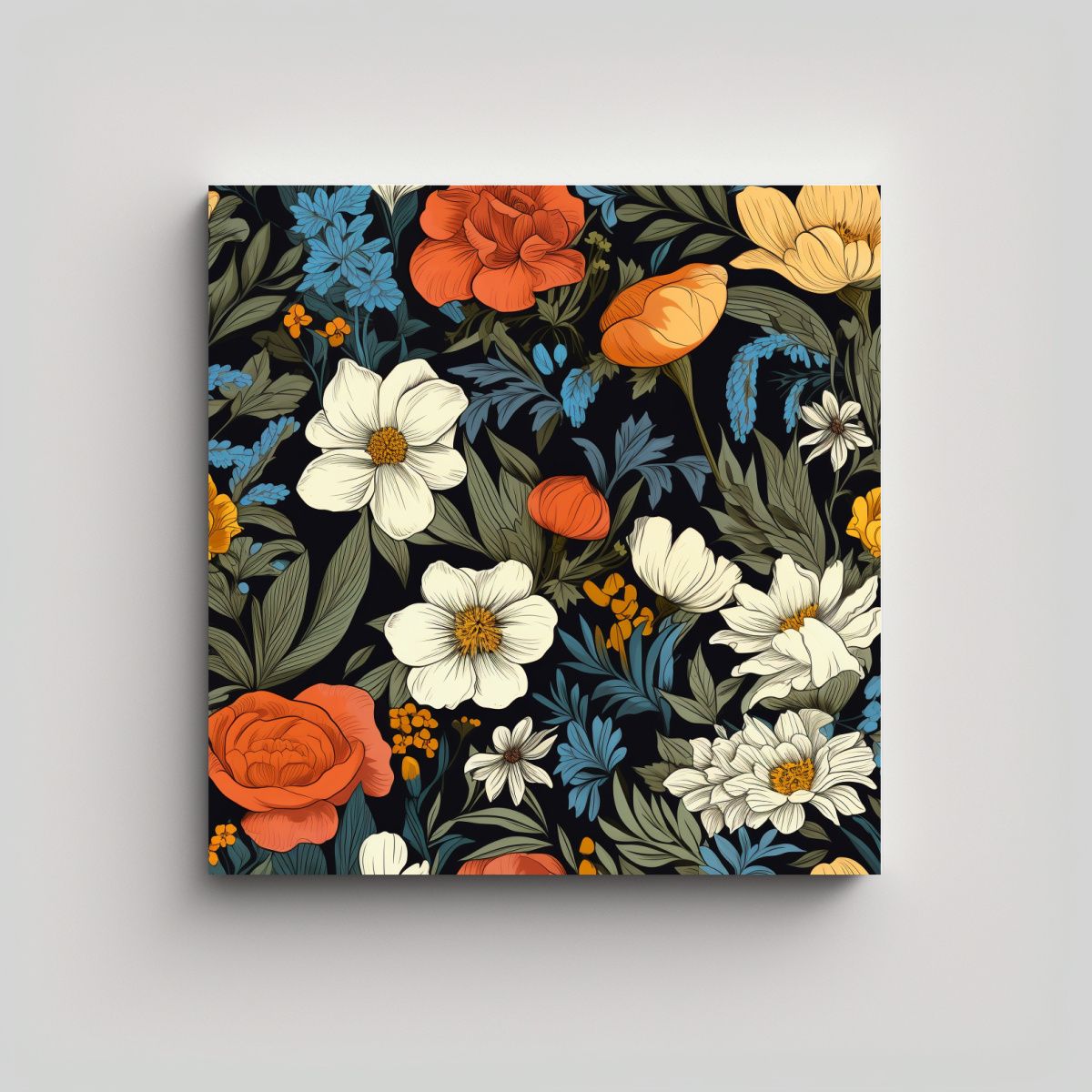 GENERICO - Composición Dinámica De Arte De Pared Con 80x80 Cm.