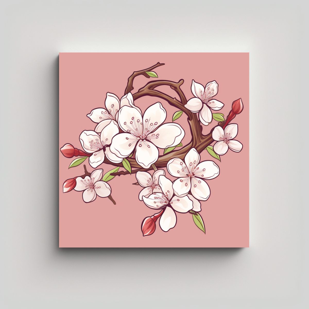 GENERICO - Canva Vintage Y Rice3 Cuadros Decorativos Con 90x90 Cm