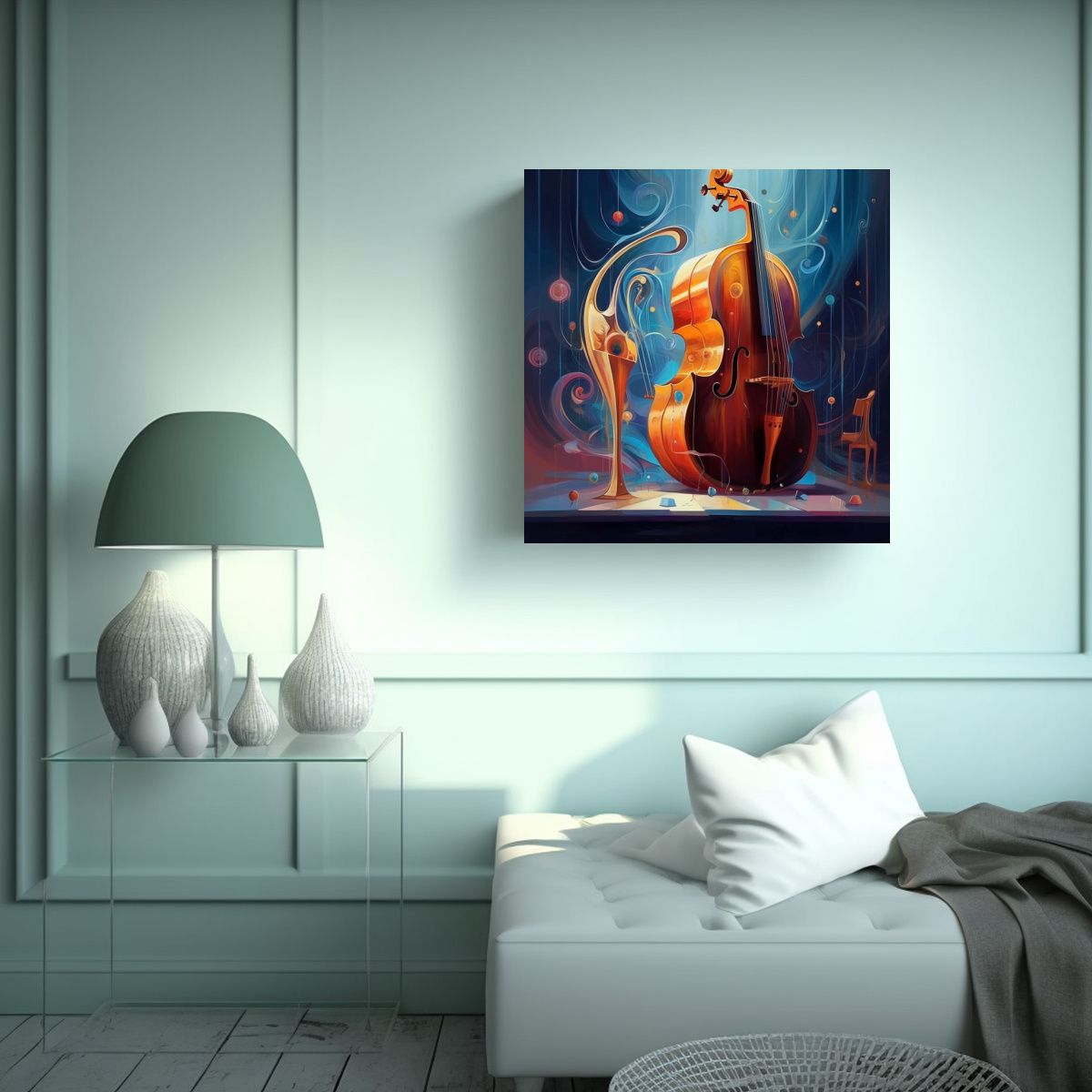 GENERICO - Cuadro Decorativo De Inspiración Para Sala De 70x70 Cm
