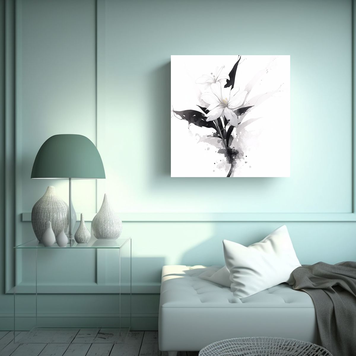 GENERICO - Pinturas Decorativas Estilo Neonoir Lienzo 90x90 Cm