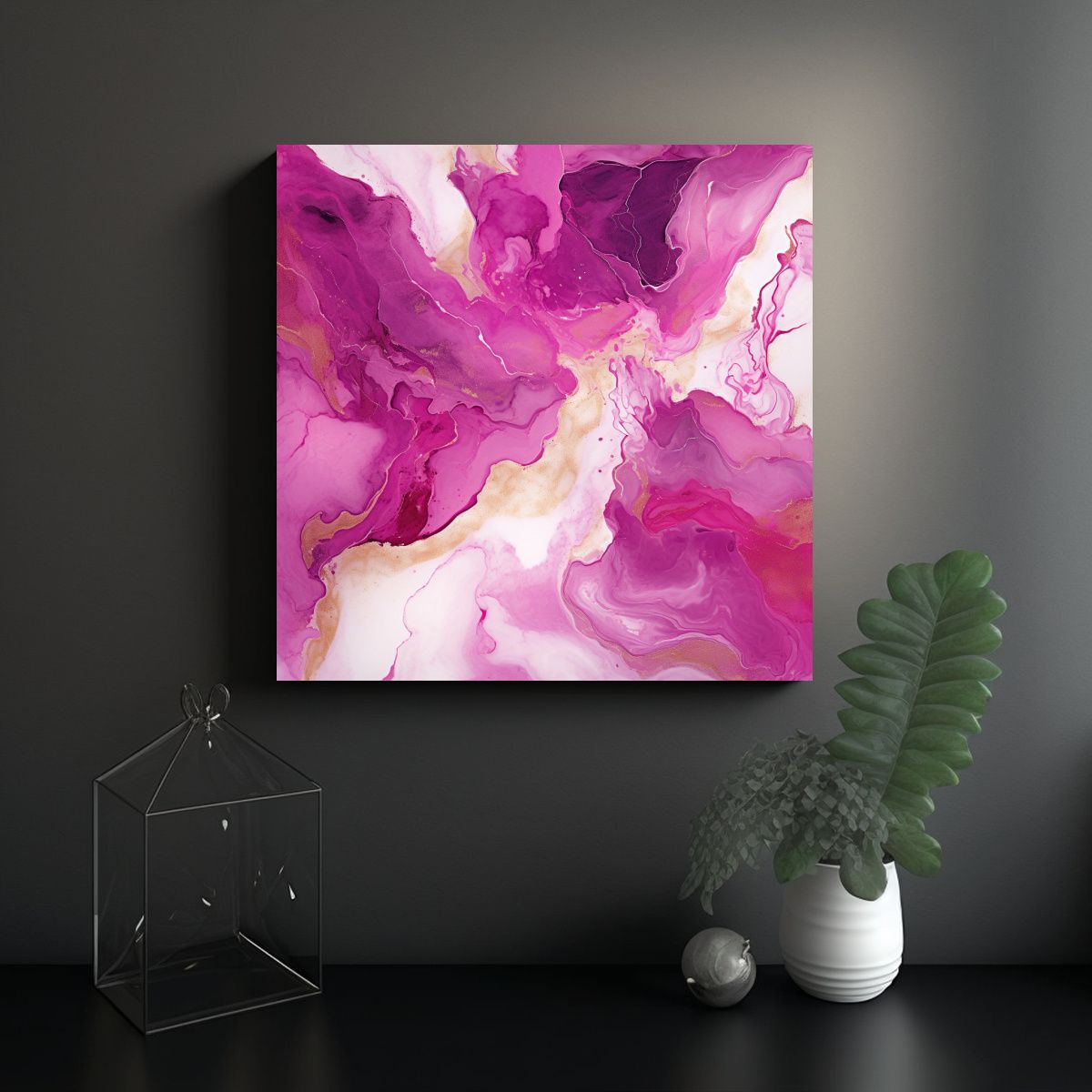 GENERICO - Pinturas De Decoración Con Textura Mármol 70x70 Cm