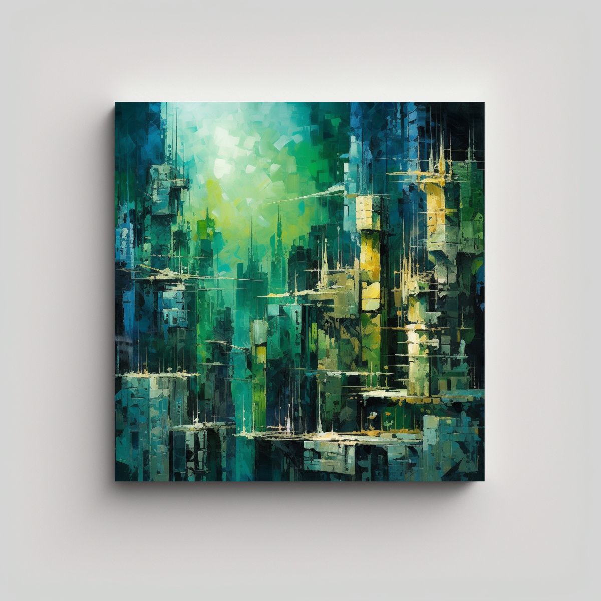 GENERICO - Pinturas Decorativas Del Mundo Tu Visión 80x80 Cm