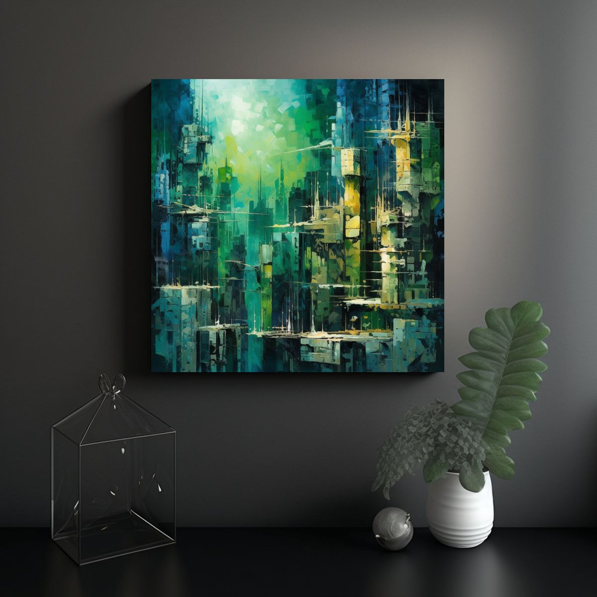 GENERICO - Pinturas Decorativas Del Mundo Tu Visión 80x80 Cm