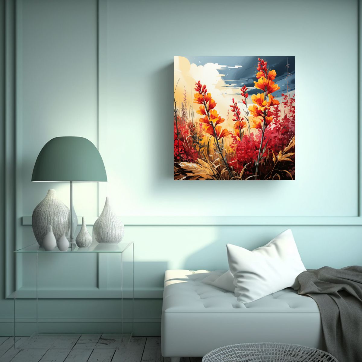 GENERICO - Pintura Decorativa Arte De Pared Expresión 80x80 Cm