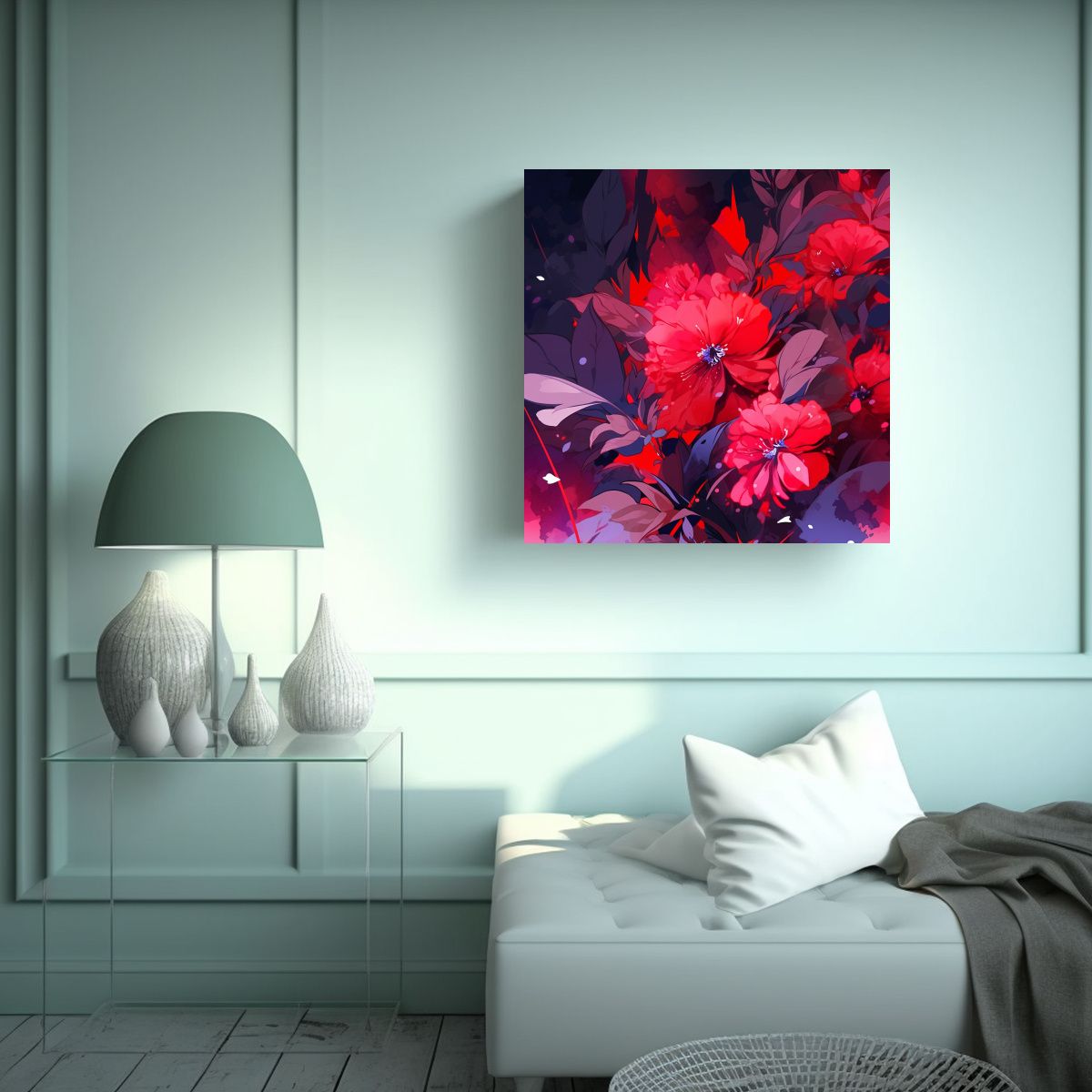 GENERICO - Arte De Pared Dibujo Fantástico Atmosfera 80x80 Cm