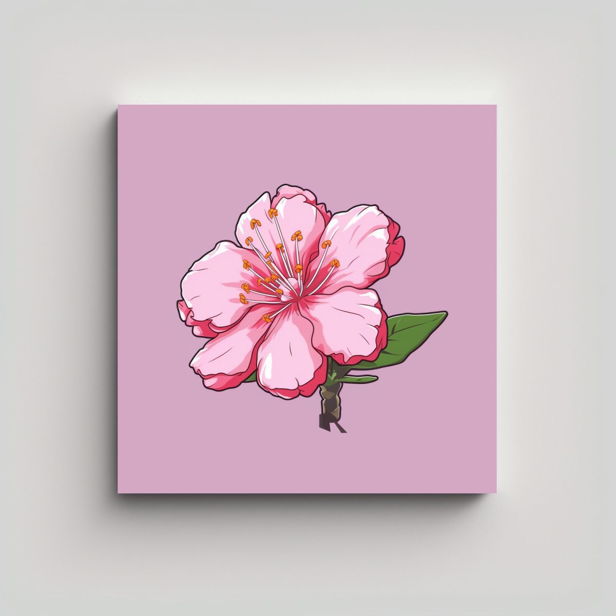 GENERICO - Arte De Pared Anime Con Impactantes Colores Y 70x70 Cm.