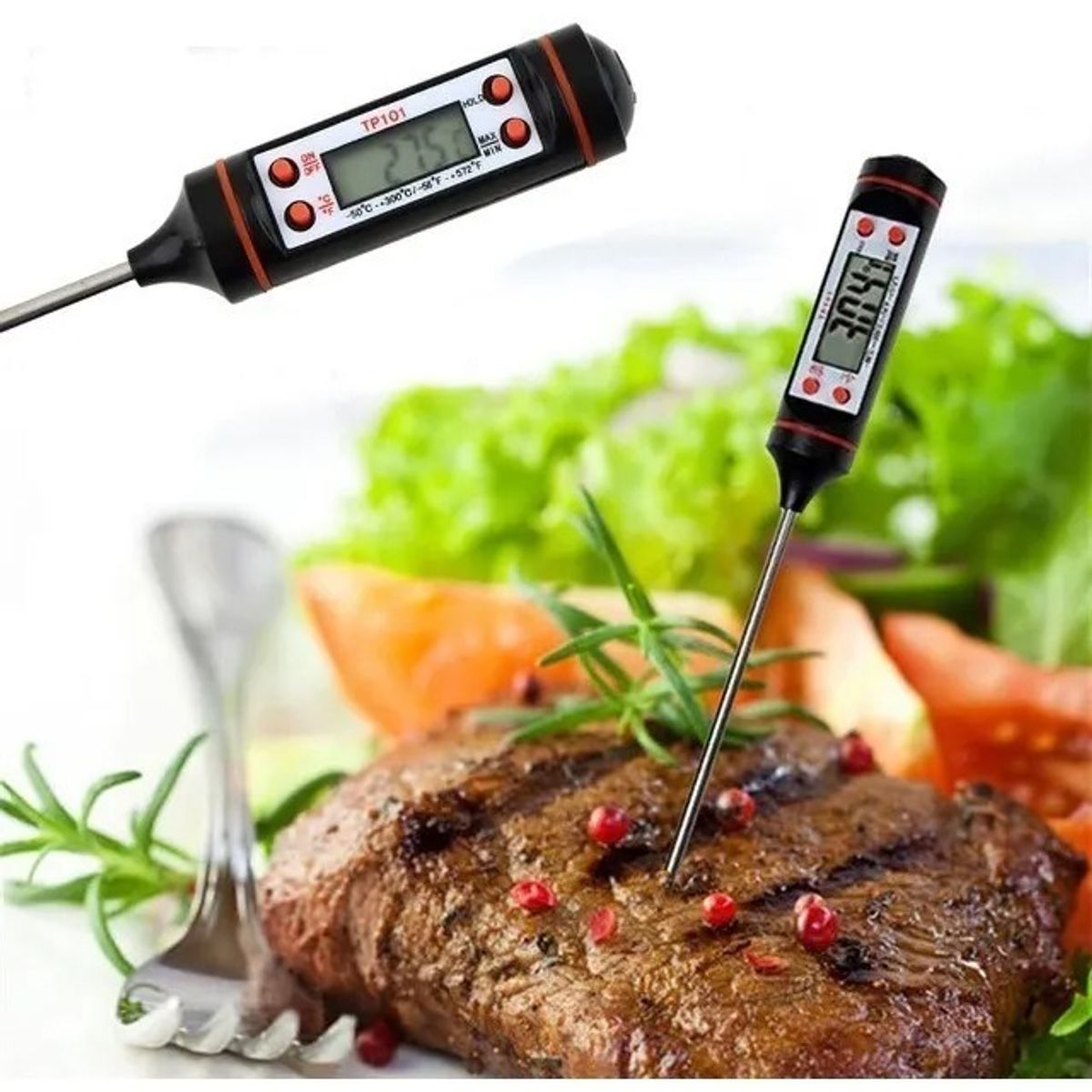 GENERICO - Termómetro Para Medir La Temperatura De Alimentos Cocina 1.5