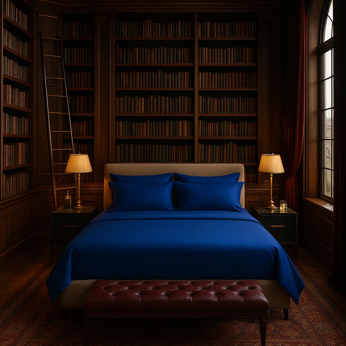 ARMONIA - Ropa de Cama Signature 800 Hilos Azul Celeste Queen