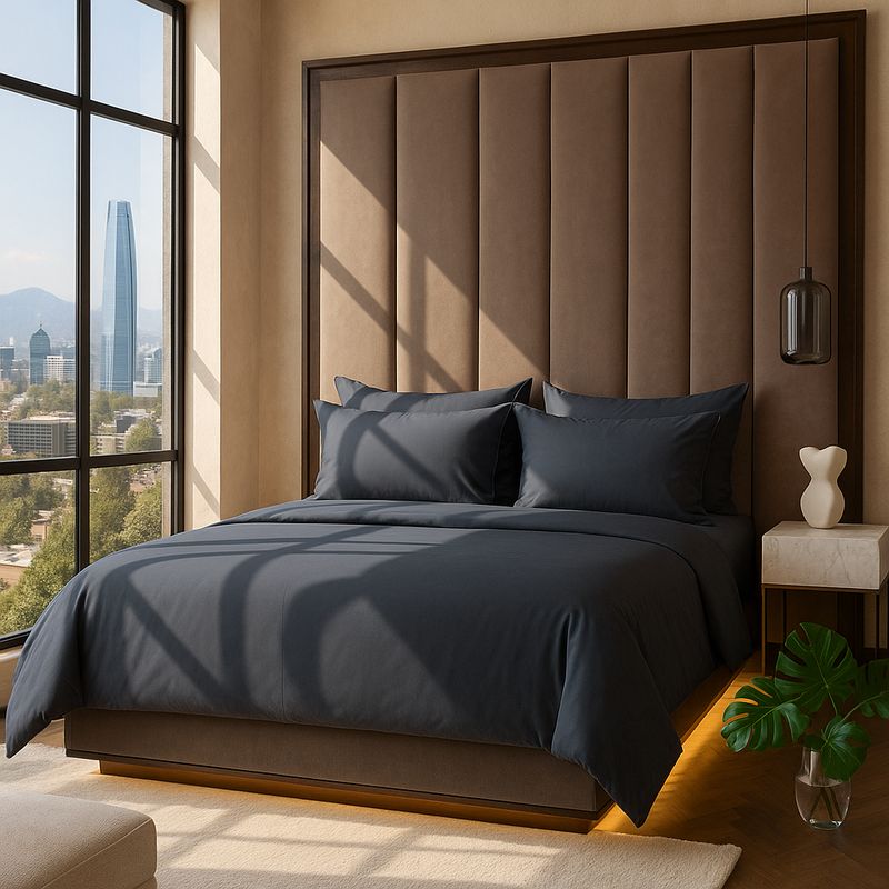 ARMONIA - Ropa de Cama Signature 800 Hilos Gris Queen