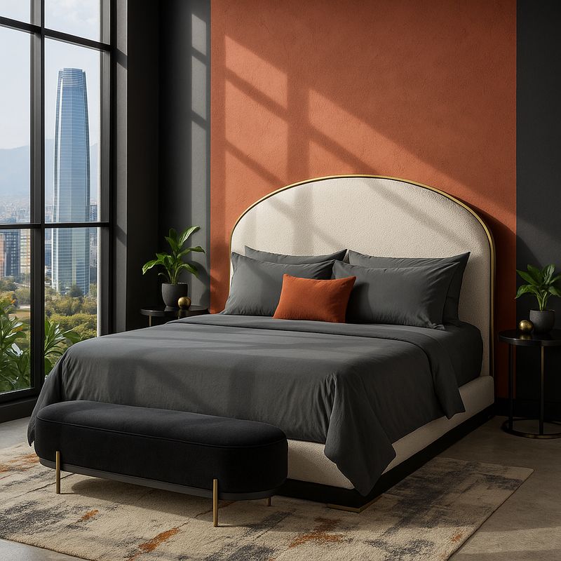 ARMONIA - Ropa de Cama Signature 800 Hilos Gris Claro 2 Plazas