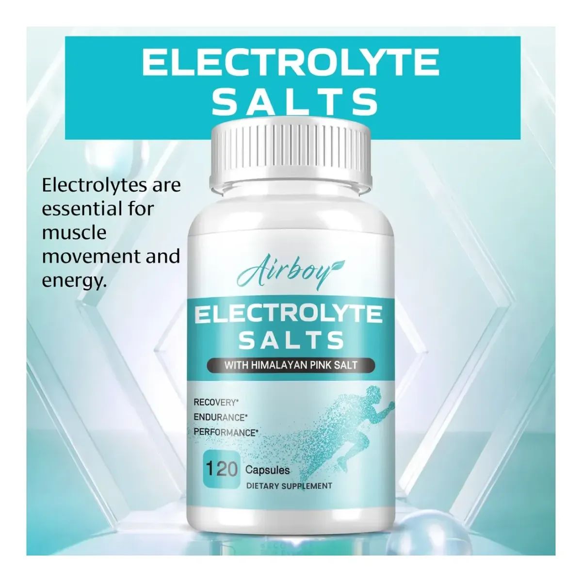 NUTREX RESEARCH - Electrolitos Hidratantes Sodio Magnesio Zinc Potasio 120 Cap