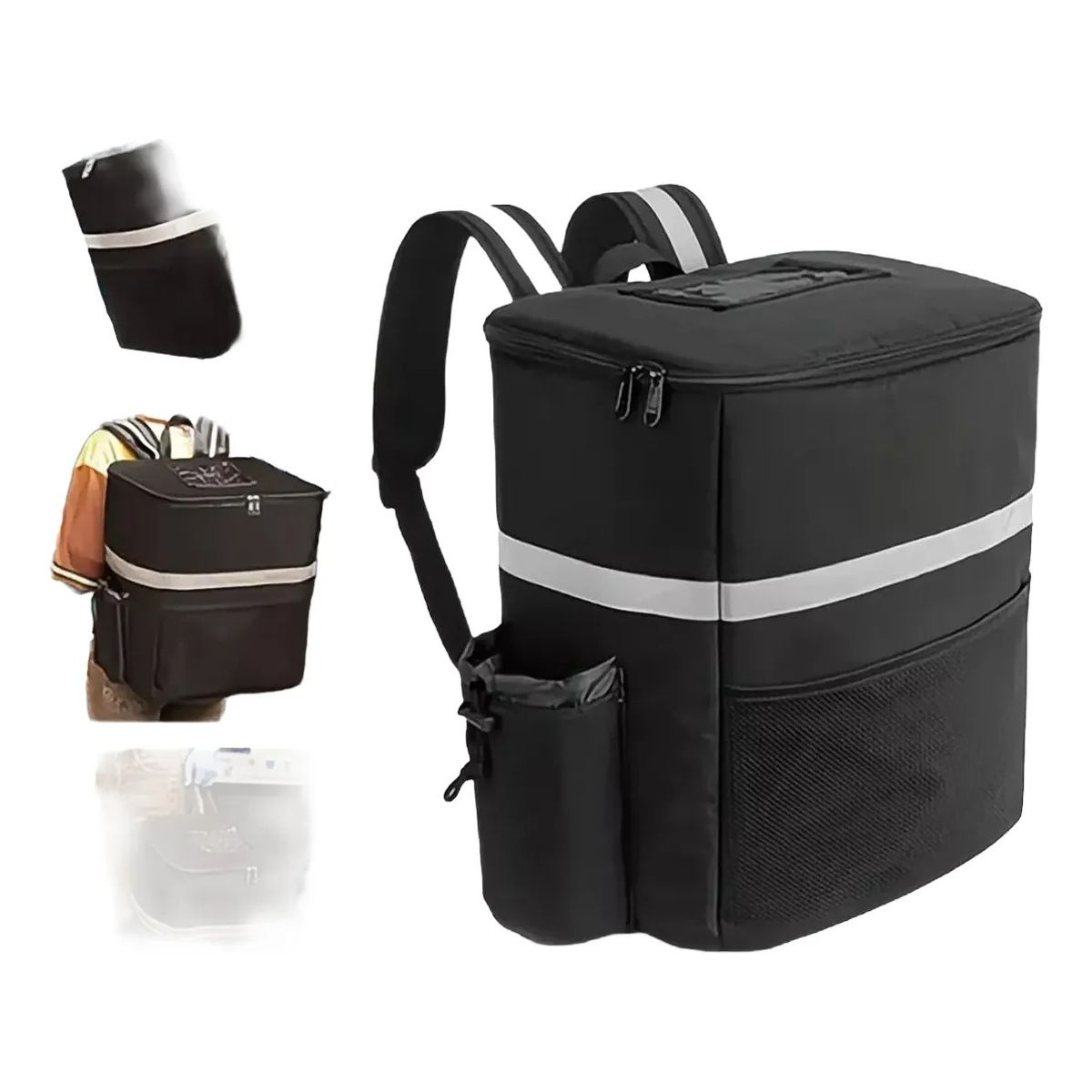 GENERICO - Mochila Termica Multifuncional Delivery Repartidor Uber Tipo.
