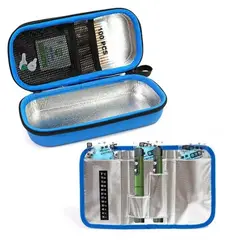 ATURE - Bolsa Aislante Para Insulina Portátil Eva + 3 Tiras De Hielo