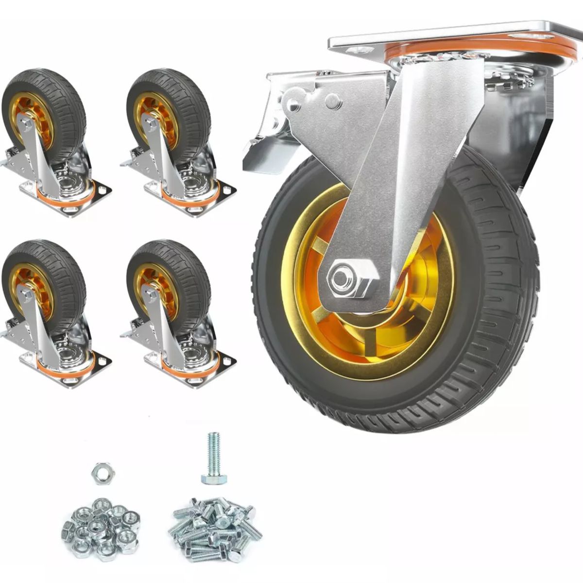 ATURE - 4u Neumáticos De Trolebús De Goma Ligeros Y Silenciosos