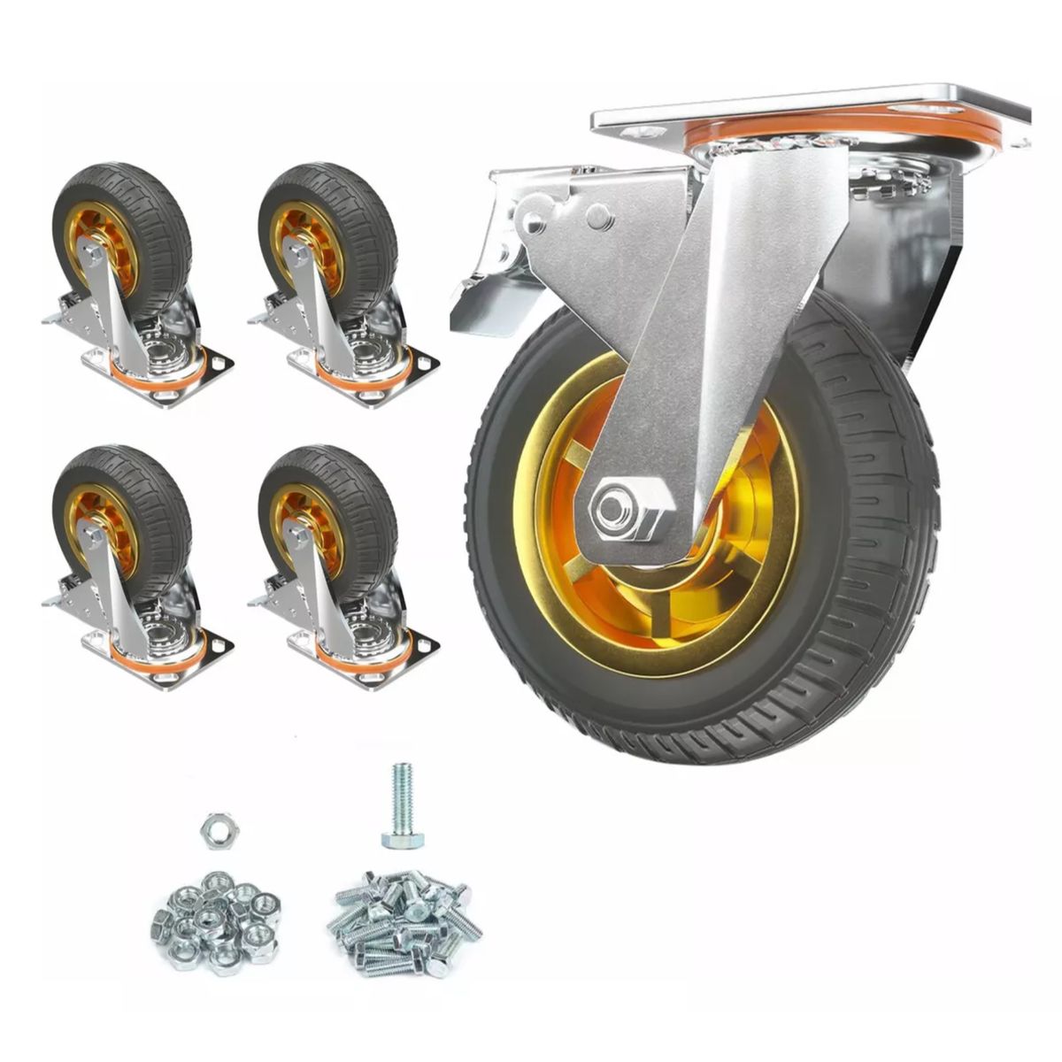 ATURE - 4u Neumáticos De Trolebús De Goma Ligeros Y Silenciosos