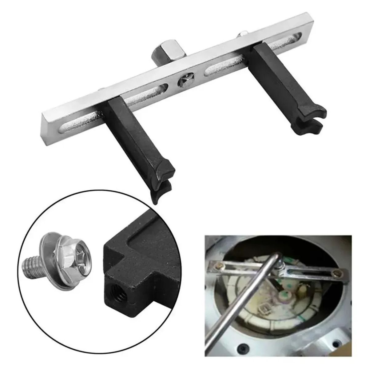 GENERICO - Llave Extractor Tapa Tanque Bomba De Gasolina Profesional