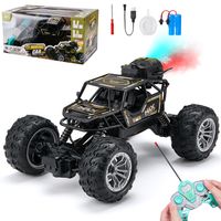 Auto Carro A Control Remoto Recargable Con Led Pulverizable