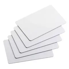 ATURE - Pack 200 Tarjetas Credenciales Blanca Pvc Para Sublimacion