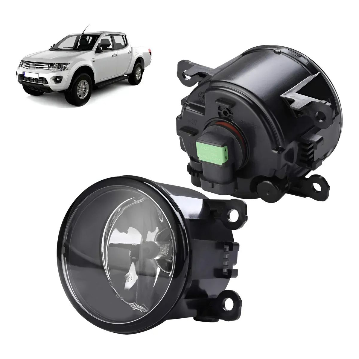 KUANGYE - Neblinero Para Mitsubishi L200 2007 2014 Par